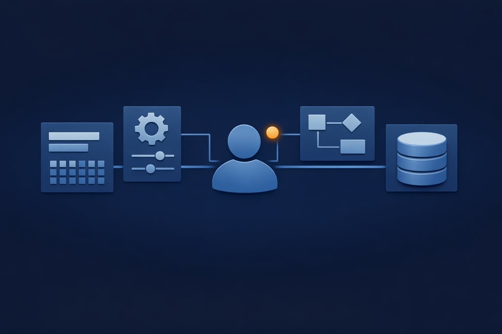 Central Control Node with Structured Elements