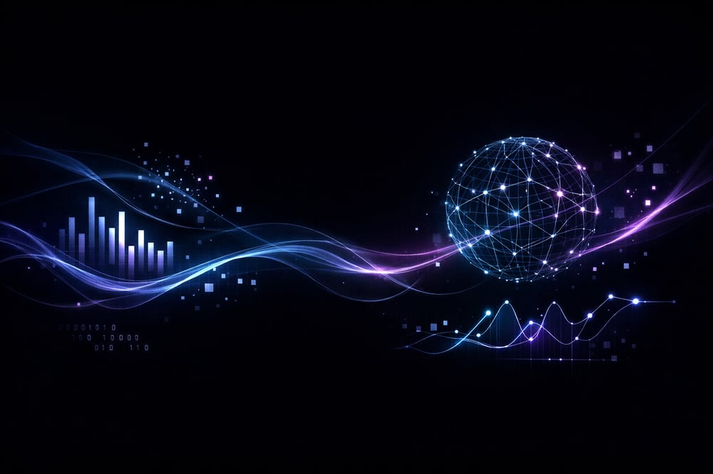I want you to create an image to show abstract data intelligence I also want this background image to be very minimalistic  as in at least 85 of the i-Feb-27-2026-05-27-53-8467-PM