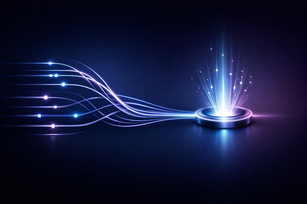Structured Data Flow on Premium Background-2